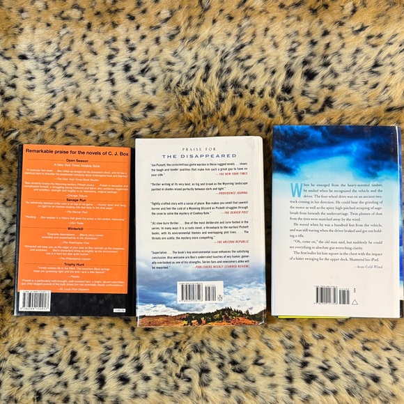 C.J. Box Book Set - Out of Range, Wolf Pack, Cold Wind - Picture 2 of 5